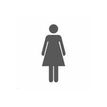 Pickup Home - Signo - women - 90 x 90 mm - autoadhesivo - acrílico