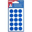 APLI kids - Etiqueta autoadhesiva - azul (paquete de 90)