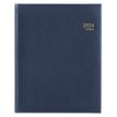 Brepols Lima Concorde - Week-to-view diary - vista de la semana - historial - 210 x 270 mm - azul - piel artificial