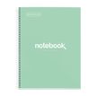 8422593460504-Notebook Emotions, couverture rigide, A4, quadrillage 5x5 mm, 80 feuilles de 1 couleur,Miquelrius, Ment--0