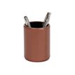 Quo Vadis Satiny - Soporte de lapicero - 10 x 7.5 cm - cuero - marrón