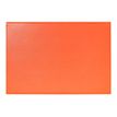 Quo Vadis Satiny - Almohadilla de sobremesa - 56 x 38 cm - cuero vacuno - naranja