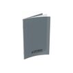 CONQUERANT Classique Polypro - Cuaderno - encuadernación cosida - 170 x 220 mm - 24 hojas / 48 páginas - Seyès - gris - polipropileno (PP)