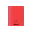 CONQUERANT Classique Polypro - Cuaderno - grapado - 170 x 220 mm - 48 hojas / 96 páginas - Seyès - rojo - polipropileno (PP)