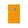 Oxford Bloc Orange A4+ - Cuaderno - grapado - 80 hojas / 160 páginas - papel extra blanco - reglado - cubierta naranja