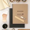 8422593060278-Notebook ECO DESIGN, Just Black, carton recyclé, A4, quadrillage 5x5 mm, 120 feuilles de 4 couleurs, M--1