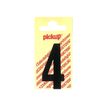 PICKUP LETTERING MONO Nobel - Etiqueta autoadhesiva - preimpreso: 4 - negro mate