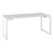 Bureau SUNDAY - 160 cm - Pieds cadre - Verre