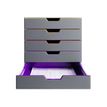 4005546701608-Durable Varicolor - Module de classement 5 tiroirs - multicolore-Avant-5