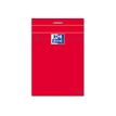 2012347544664-Oxford - Bloc notes - A7 - 160 pages - petits carreaux - 80G - rouge-Avant-1