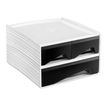 3462159005034-CEP MyCube - Module de classement 3 tiroirs - noir-Angle gauche-0