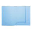 Exacompta SUPER 250 - Carpeta de 2 solapas - para A4 - capacidad: 200 hojas - azul claro (paquete de 50)