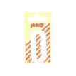 PICKUP LETTERING MONO Nobel - Etiqueta autoadhesiva - preimpreso: O - blanco mate