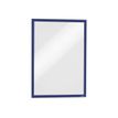 4005546406848-Durable Duraframe Magnetic - 5 Cadres d'affichage magnétiques - A3 - bleu - pour surfaces métall-Avant-0