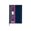 Oberthur Carmen - Cuaderno - A5 - 100 hojas / 200 páginas - papel marfil - liso - tapa azul
