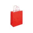 Logistipack - Bolsa de regalo - ampliable - 35 cm x 14 cm x 40 cm - rojo - paquete de 50