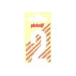 PICKUP LETTERING MONO Nobel - Etiqueta autoadhesiva - preimpreso: 2 - blanco mate