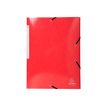 Exacompta Iderama - Carpeta de 3 solapas - ancho de la espina: 35 mm - para A4 - capacidad: 300 hojas - rojo