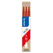 Pilot FriXion Ball - Relleno - no permanente - azul - tinta de gel - 0.5 mm - fino (paquete de 3)