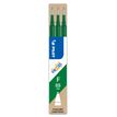 Pilot FriXion Ball - Relleno - no permanente - verde - tinta de gel - 0.5 mm - fino (paquete de 3)