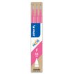 Pilot FriXion Ball - Relleno - no permanente - rosa - tinta de gel - 0.5 mm - fino (paquete de 3)