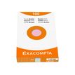 Exacompta - Tarjeta de registros - A5 - surtido - cuadriculado (paquete de 100)