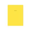 Kiub Go Stationery - Carnet de notes A5 - ligné - 160 pages - jaune