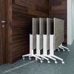 3253310160316-Table de réunion abattantes - L160 x P80 cm - pied blanc - plateau imitation hêtre-P_400001672_4-4