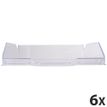Exacompta Classic COMBO Midi - Bandeja carta - para A4 Plus - glossy crystal (paquete de 6)