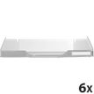Exacompta Classic Office COMBO MIDI - Bandeja carta - para A4 Plus - cristal (paquete de 6)