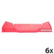 Exacompta Classic COMBO Midi - Bandeja carta - para A4 Plus - glossy transparent raspberry (paquete de 6)