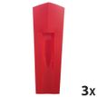 Exacompta Classic THE MAGAZINE - Archivo de caja - ancho de la espina: 110 mm - para A4 - translucent red carmin (paquete de 3)