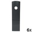 Exacompta MAG-CUBE Office - Archivo de caja - ancho de la espina: 82 mm - para A4 Plus - gris ratón (paquete de 6)