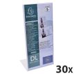 Exacompta Office DL - Soporte de señal - escritorio - para 105 x 210 mm - cristal (paquete de 30)