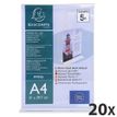 Exacompta Office - Soporte de señal - escritorio - para A4 - cristal (paquete de 20)