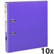 Exacompta Prem'Touch - Archivaor de anillas - ancho de la espina: 50 mm - para A4 Maxi - capacidad: 460 hojas - violine (paquete de 10)