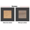 3253310170070-Banquette acoustique IN'TEAM - L170 x H 150 x P170 cm - 3 places - structure chêne gris et car-P_400001903_3-2