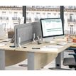 Burocean - Desk acoustic panel - gris brezo