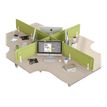 Burocean - Desk acoustic panel - verde chartreuse