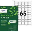 Avery - Adhesivo permanente - blanco - 38.1 x 21.2 mm 6500 etiqueta(s) (65 hoja(s) x 100) etiquetas de direcciones