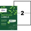 Avery QuickPEEL Recycled Labels - Adhesivo permanente - blanco natural - 143.5 x 199.6 mm 200 etiqueta(s) (100 hoja(s) x 2) etiquetas de direcciones