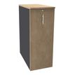 3253310170995-Caisson TOWER - L44 x H114 x P80 cm - 3 tablettes + 1 support DS réglable - structure anthracite - dessus et -P_400002637_1-0