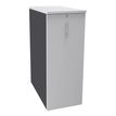 3253310171015-Caisson TOWER - L44 x H114 x P80 cm - 3 tablettes + 1 support DS réglable - structure anthracite --P_400002639_1-0