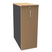 Burocean Tower - Unidad de almacenamiento - 3 baldas - melamine coated particle board - verde haya, antracita