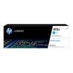 HP 415X - Alto rendimiento - cián - original - LaserJet - cartucho de tóner (W2031X) - para Color LaserJet Pro M454, MFP M479