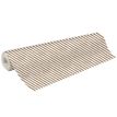 Clairefontaine Kraft - Papel de regalo - 70 cm x 50 m - 70 g/m² - white stripes - papel de estraza