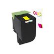 OWA K18262OW - Amarillo - compatible - caja - refabricado - cartucho de tóner - para Lexmark C2132, XC2130, XC2132