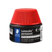 STAEDTLER Lumocolor - Estación de relleno - permanente - rojo - 15 ml - para Lumocolor 313, 314, 317, 318