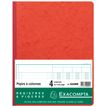 Exacompta Piqûre - Libro de registro - 80 páginas - 4 columnas - 250 x 320 mm - retrato