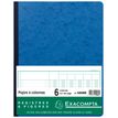 Exacompta Piqûre - Libro de registro - 80 páginas - 6 columnas - 250 x 320 mm - retrato